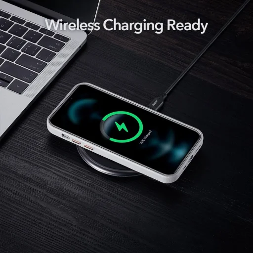 iPhone 12/ 12 Pro ESR Metro bőr tok fehér - 8