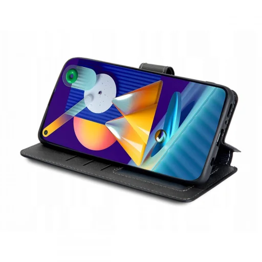 TECH-PROTECT Wallet fliptok Samsung M11 fekete - 2