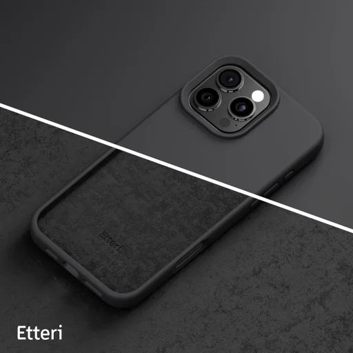 Etteri szilikon tok iPhone 16 Pro 6,3" fekete tok - 10