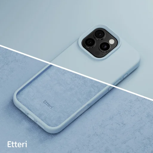 Etteri szilikon tok iPhone 16 Pro Max 6,9" világoskék tok - 10