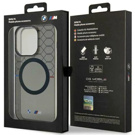  iPhone 15 Pro Max szürke BMW Minta MagSafe tok - 8