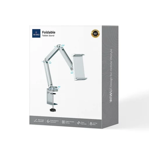 WiWU - Hordozható és Állítható Tablet Állvány/Kar ZM001 - 9