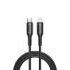 WiWU - Starlink sorozatú adatkábel Wi-C043E USB C-ről Lightning-ra 30W - fekete thumbnail