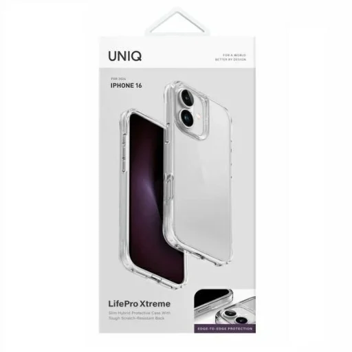 Uniq LifePro Xtreme iPhone 16 tok - Átlátszó - 4