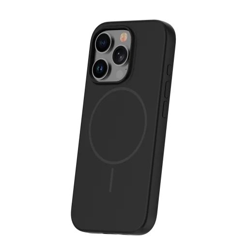 Szilikon Vékony Mag tok iPhone 15 Pro Max 6,7" fekete tok - 3