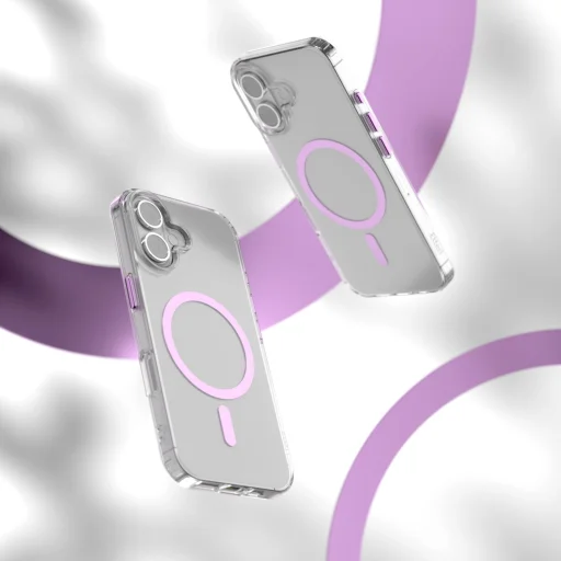 Etteri Színes mágneses tok iPhone 16 Plus 6,7" rózsaszín tok - 5