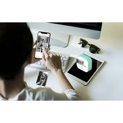 Phomemo T02 hordozható címkenyomtató (sárga) - 5