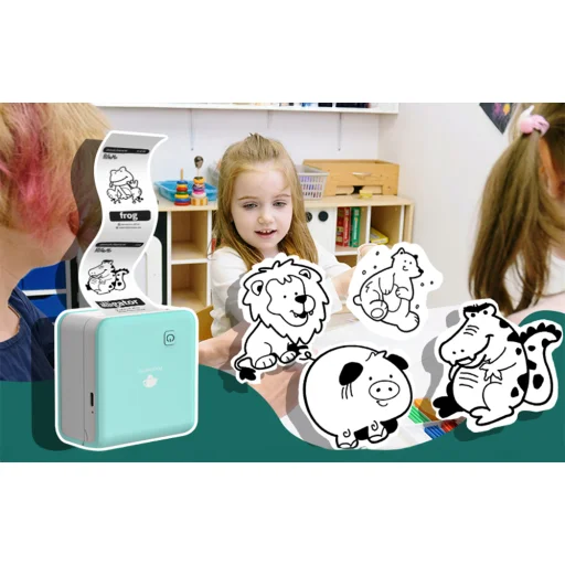 Phomemo M02 Pro hordozható címkenyomtató (zöld) - 5