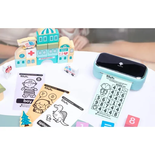 Phomemo M03 hordozható címkenyomtató (zöld) - 5