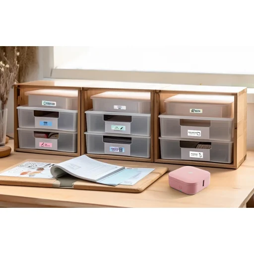 Phomemo D30 hordozható címkenyomtató (rózsaszín) - 4