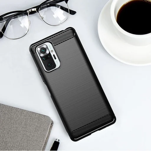CARBON tok Xiaomi Redmi Note 10 Pro / Redmi Note 10 Pro Max fekete - 4