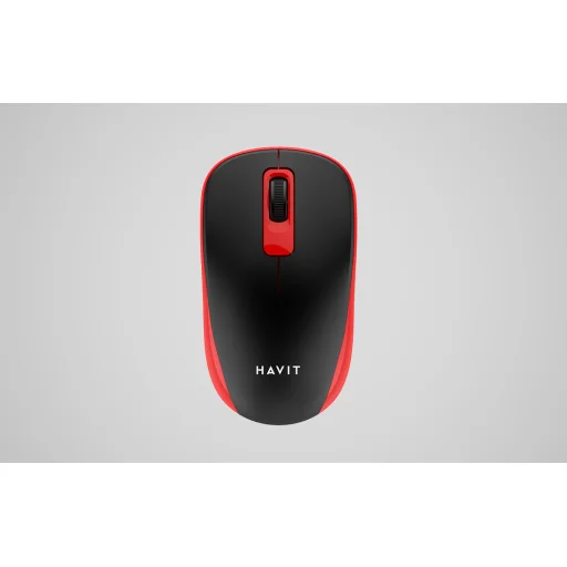 Havit MS626GT univerzális vezeték nélküli egér (fekete&piros) - 6