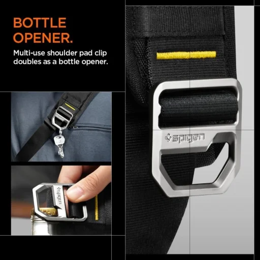 Spigen KD410 Sling Bag Klasden - čierna - 7
