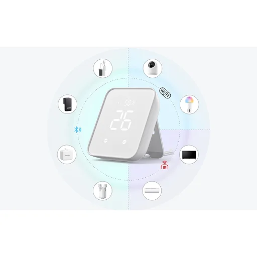 Matter intelligens távirányító SwitchBot Hub 2 WiFi HomeKit BLE IR - 4