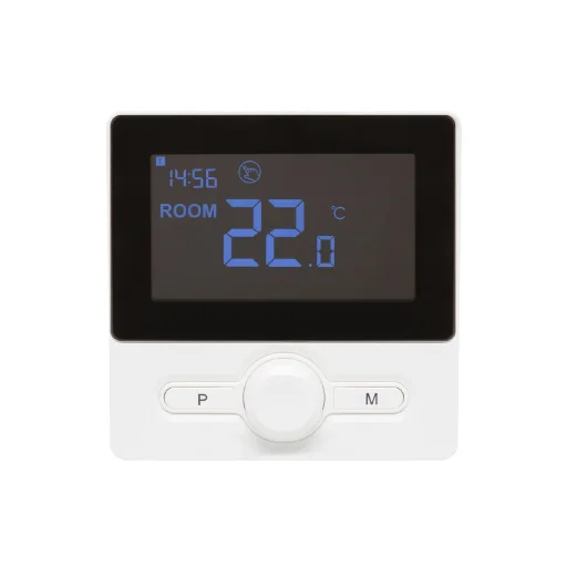 Home THE25B digitális vezetékes szobatermosztát, falra szerelhető, programozható, ablaknyitás-érzékelés, fagyvédelmi funkció, fekete - 2