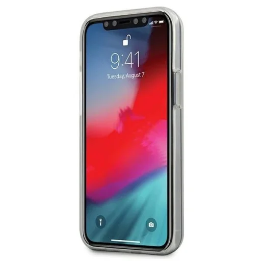 Mercedes MEHCP12SCLGBL iPhone 12 Mini 5,4" kék kemény tok Transparent Line tok - 8