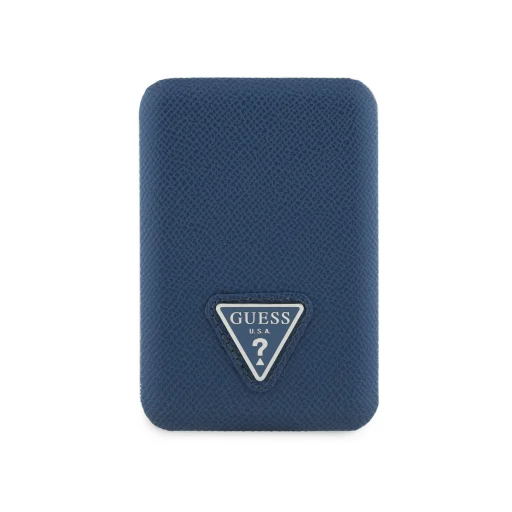 Guess PU Grained Triangle Logo MagSafe Powerbank 5000mAh Kék - 1
