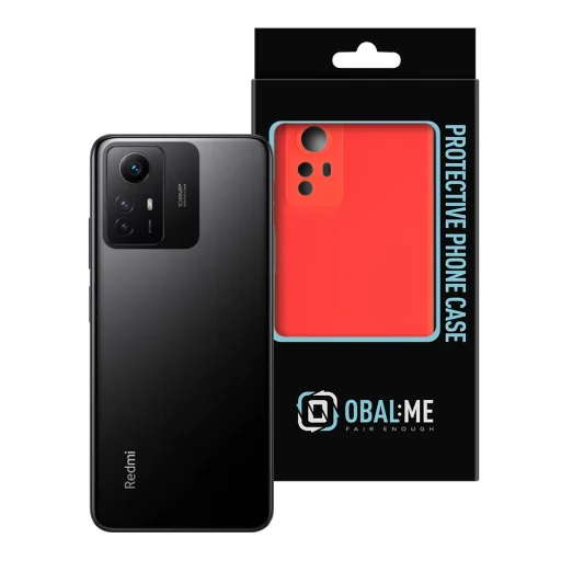 OBAL:ME Matte TPU tok Xiaomi Redmi Note 12S piros - 3