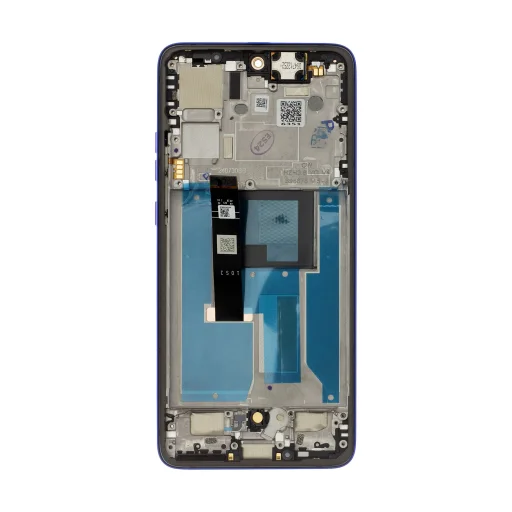 Motorola Edge 50 Neo LCD Kijelző + Érintő Egység + Előlap Kék (Szervíz Csomag) - 2