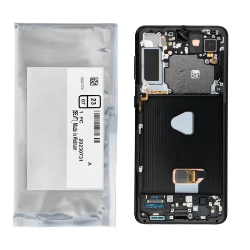 ServicePack LCD Kijelző SAMSUNG S21 Plus G996B GH82-27268A Fekete - 5
