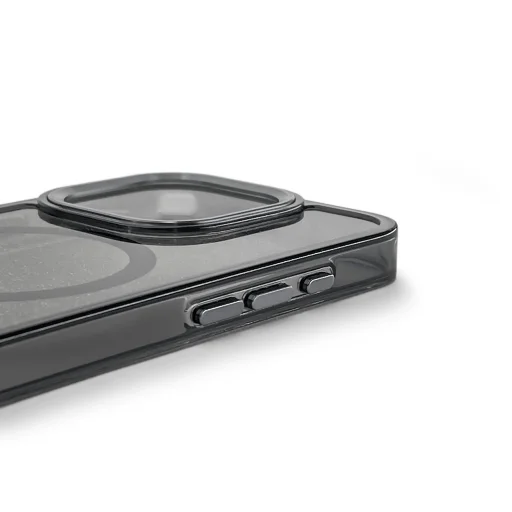 Wozinsky Glitter tok MagSafe kompatibilis Samsung Galaxy S24 FE - Fekete csillogóval tok - 3