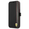 Ferrari FESAXFLBKP13SBK iPhone 13 mini 5.4" black/black book On Track Carbon Stripe thumbnail