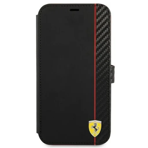 Ferrari FESAXFLBKP13SBK iPhone 13 mini 5.4" black/black book On Track Carbon Stripe - 2