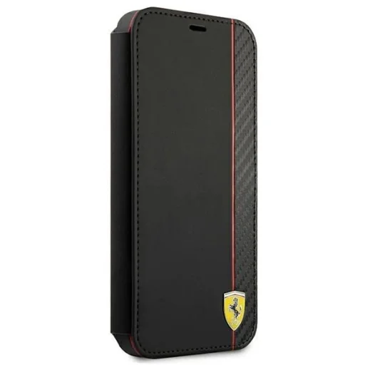 Ferrari FESAXFLBKP13SBK iPhone 13 mini 5.4" black/black book On Track Carbon Stripe - 3