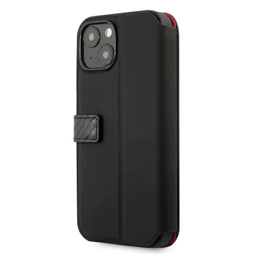 Ferrari FESAXFLBKP13SBK iPhone 13 mini 5.4" black/black book On Track Carbon Stripe - 4