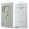  iPhone 16 Pro Max 6,9"-hoz Zöld Guess Hardcase PU Grained Big 4G és Classic Logo tok - 8