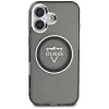  iPhone 16 6,1" Fekete Guess Hardcase MagSafe IML Metal Mountain Logo tok thumbnail