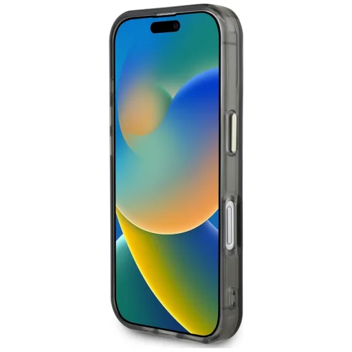  iPhone 16 6,1" Fekete Guess Hardcase MagSafe IML Metal Mountain Logo tok - 5