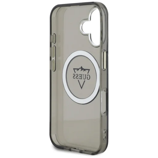  iPhone 16 6,1" Fekete Guess Hardcase MagSafe IML Metal Mountain Logo tok - 7