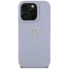  iPhone 16 Pro 6,3" lila Guess Hardcase PU Grained Hot Stamp 4G Triangle Metal tok thumbnail