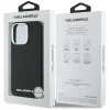  iPhone 16 Pro 6,3" Karl Lagerfeld Hardcase MagSafe FW Saffiano Metal Logo fekete tok thumbnail