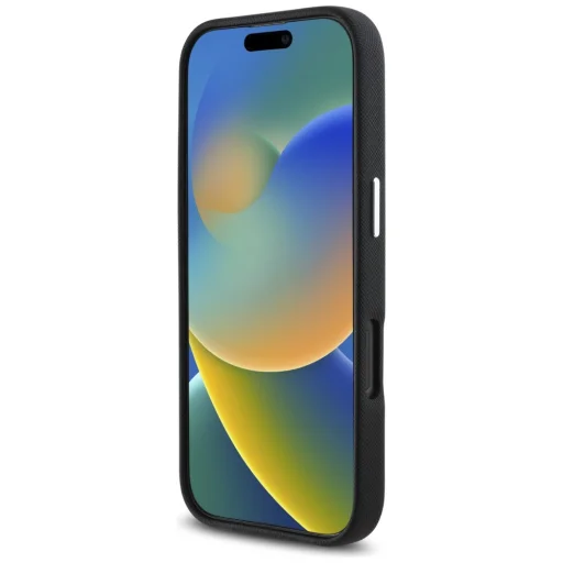  iPhone 16 Pro 6,3" Karl Lagerfeld Hardcase MagSafe FW Saffiano Metal Logo fekete tok - 5