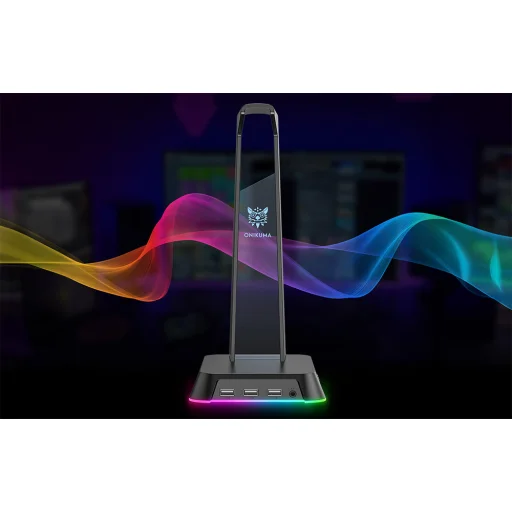 ONIKUMA ST-2 fejhallgató állvány fekete - 8