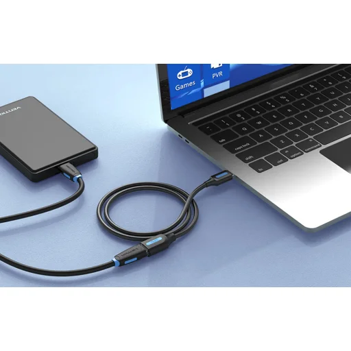 Hosszabbító kábel USB 3.0 apa-anya Vention CBHBH 2m Fekete, - 5