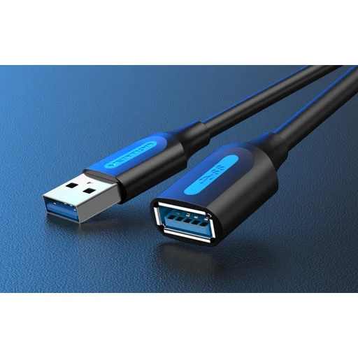 Hosszabbító kábel USB 3.0 apa-anya Vention CBHBH 2m Fekete, - 2