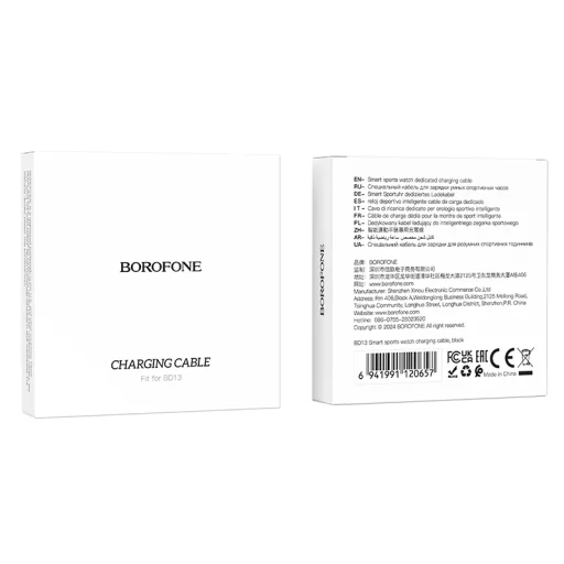 Borofone mágneses kábel BD13 okosórához fekete - 7