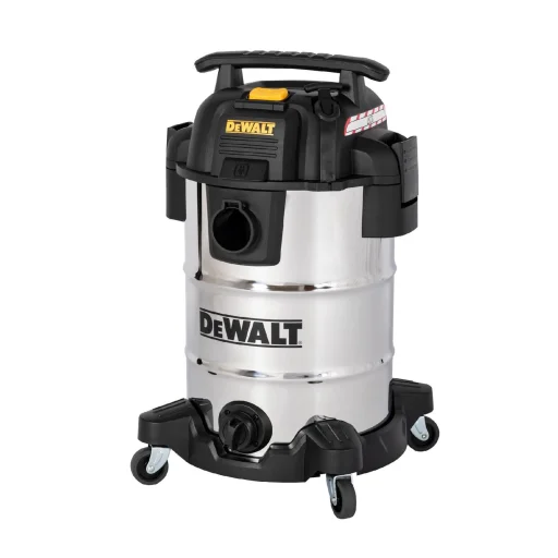 DeWALT DXV30SAPTA száraz-nedves porszívó, rozsdamentes váz, készülékcsatlakozóval, 30 liter, 15 Kpa, 37,8 l/s, 8 tartozék, 1050 W - 2