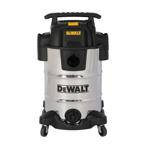 DeWALT DXV30SAPTA száraz-nedves porszívó, rozsdamentes váz, készülékcsatlakozóval, 30 liter, 15 Kpa, 37,8 l/s, 8 tartozék, 1050 W - 1