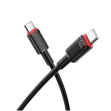 Borofone Kábel BX110 Beneficio - Type C to Type C - 60W 3A 1 méter fekete