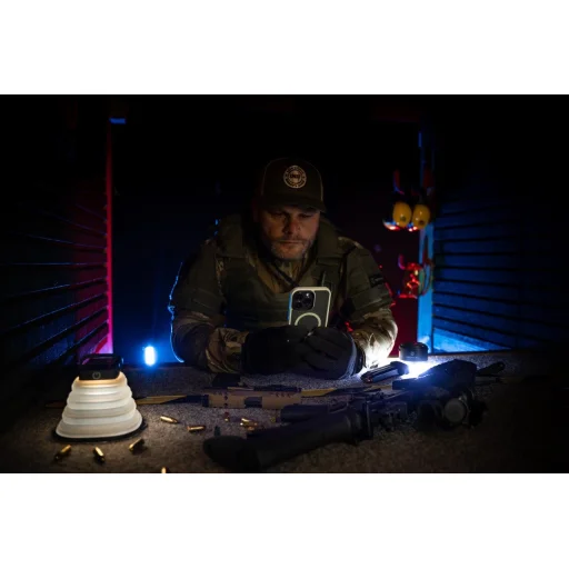 iPhone 16e Tactical MagForce Hyperstealth Mélykék tok - 5