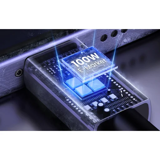 Ugreen USB-C to USB-C PD Gyors Töltő Kábel L512 (Űrszürke) 3m - 4