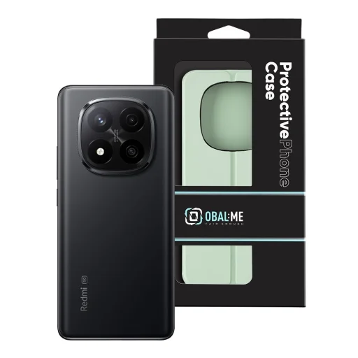 OBAL:ME SmoothTouch Xiaomi Redmi Note 14 Pro+ 5G fliptok Mentazöld tok - 5