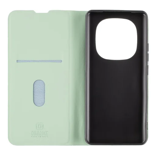 OBAL:ME SmoothTouch Xiaomi Redmi Note 14 Pro+ 5G fliptok Mentazöld tok - 2