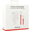 OnePlus SUPERVOOC 120W Dual USB-A + USB-C Utazótöltő + USB-C/USB-C Kábel Fehér thumbnail