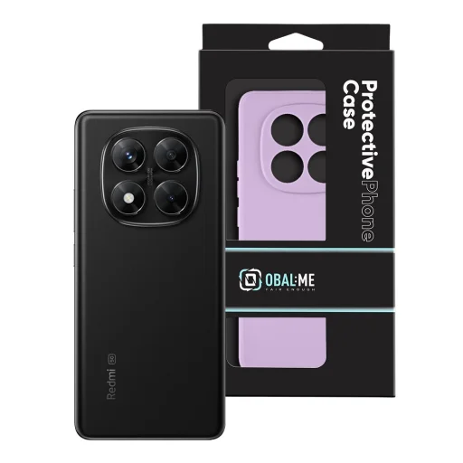 OBAL:ME Matt TPU tok Xiaomi Redmi Note 14 Pro 5G/Poco X7 5G Lila tok - 3
