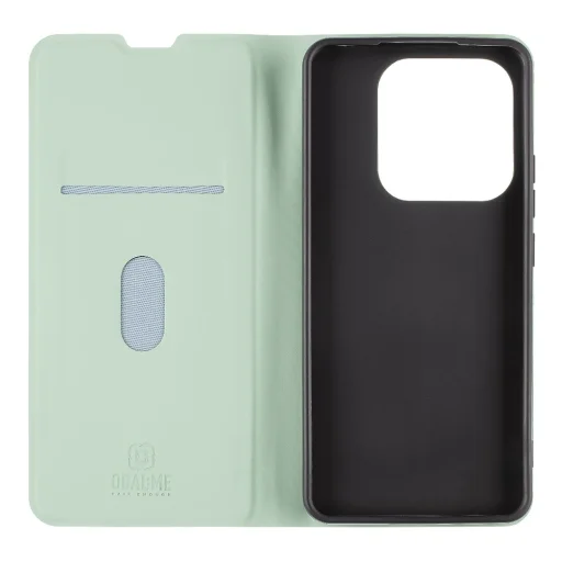 OBAL:ME SmoothTouch fliptok Xiaomi Redmi Note 14 5G számára Mentazöld - 2